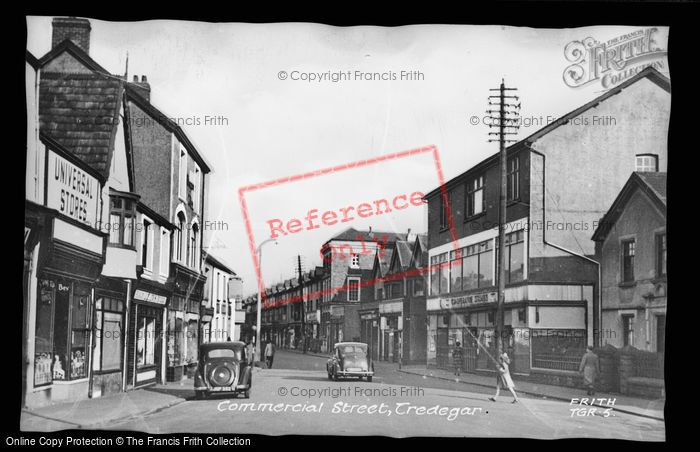 Photo of Tredegar, Commercial Street c.1950