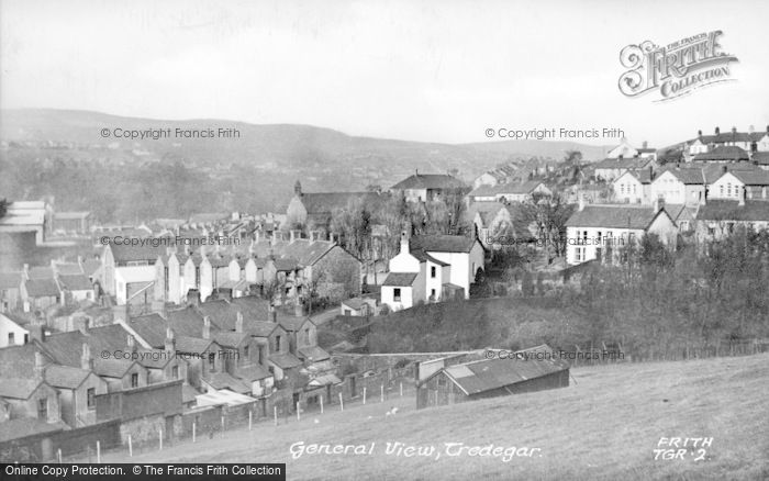 Photo of Tredegar, General View c.1955