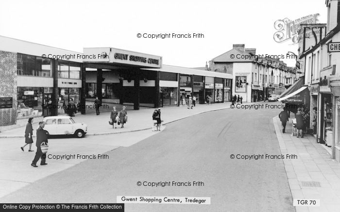 Photo of Tredegar, Gwent Shopping Centre c.1965
