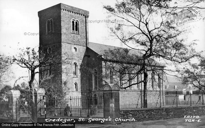 Photo of Tredegar, St George's Church c.1955
