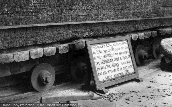 Photo of Tredegar, The Largest Block Of Coal c.1955