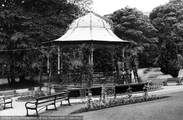 Photo of Tredegar, The Park Bandstand c.1955