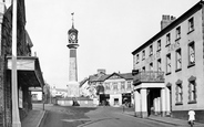 Town Clock And Circle c.1955, Tredegar
