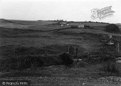 Glan-Y-Morfa Mawr Farm And Church From Morfa Bychan 1936, Treflys