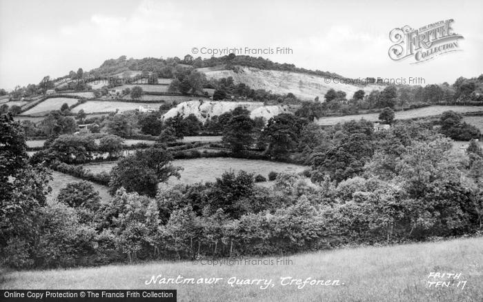 Photo of Trefonen, Nantmawr Quarry c.1955