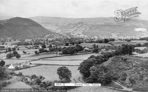 Photo of Trefriw, General View 1952