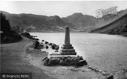 Lake Crafnant And Memorial 1956, Trefriw