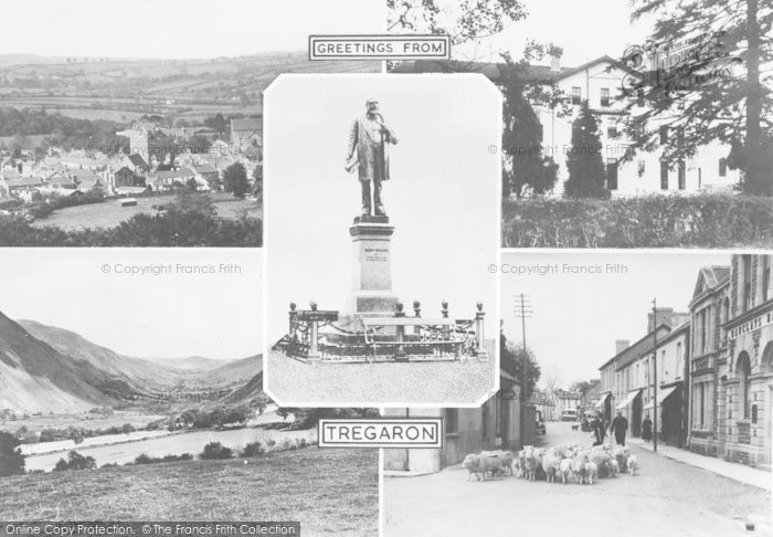 Photo of Tregaron, Composite c.1955