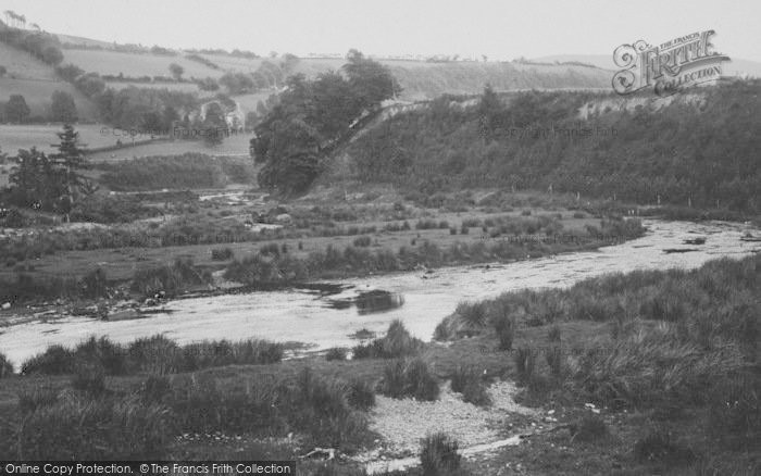 Photo of Tregaron, River Teify c.1935