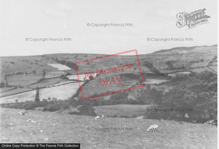 Photo of Tregaron, View From Cwmberwyn Pass c.1955