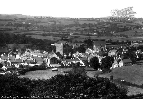 Photo of Tregaron, View From East 1933