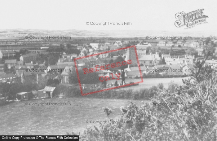 Photo of Tregaron, View From Penpica Hill c.1955