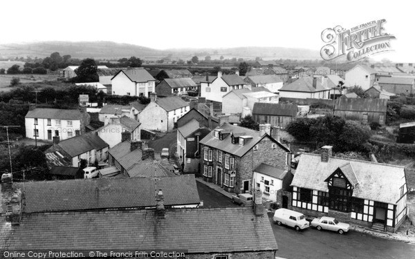 Photo of Tregaron, View From The Church Tower c.1965