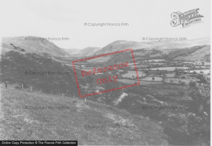 Photo of Tregaron, View From Vicarage Hill c.1955