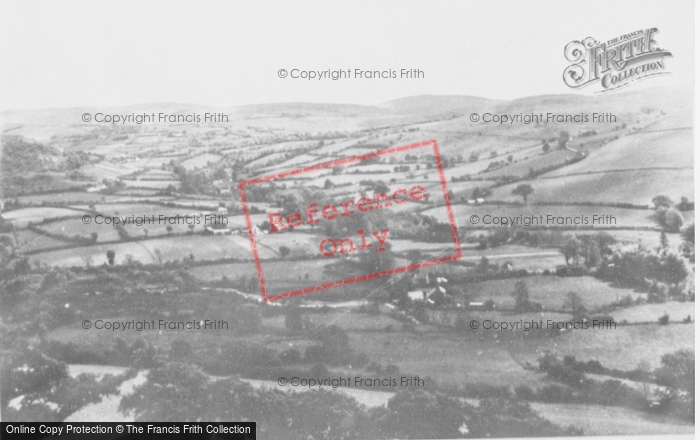 Photo of Tregaron, View From Vicarage Hill c.1955