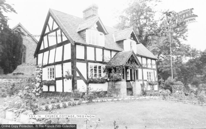 Photo of Tregynon, Church Cottage c.1955