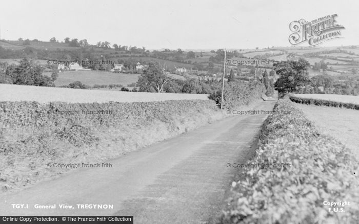 Photo of Tregynon, General View c.1955
