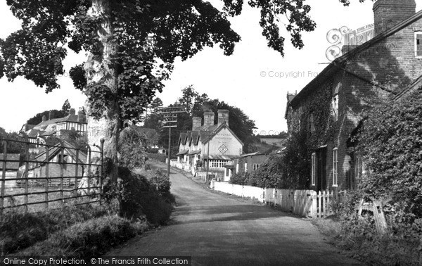 Photo of Tregynon, The Village c.1955