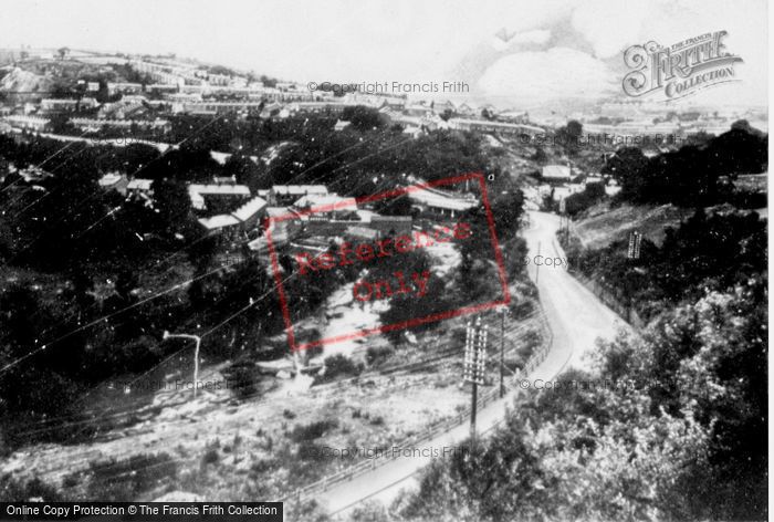 Photo of Treharris, General View c.1955