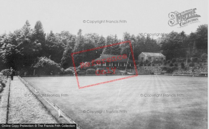 Photo of Treharris, The Park Bowling Green c.1965