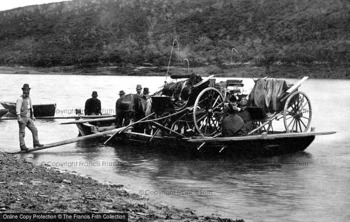 Photo of Trelissick, King Harry Ferry, Heavily Loaded c.1888