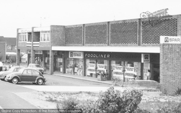 Photo of Trench, Shopping Parade On Trench Road c.1965