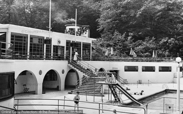 Photo of Trentham, Park Swimming Pool c.1955