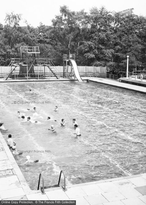 Photo of Trentham, Park Swimming Pool c.1955