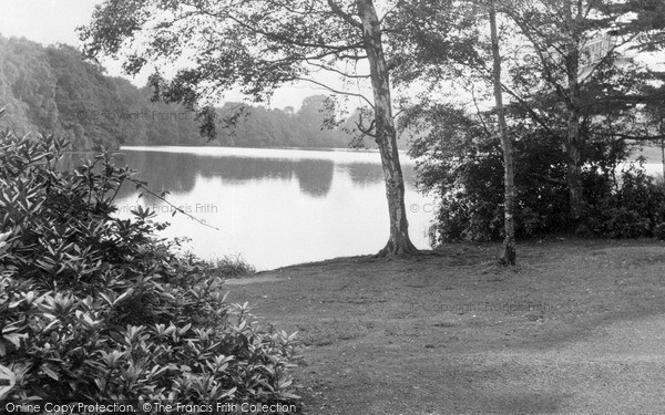 Photo of Trentham, The Lake c.1955