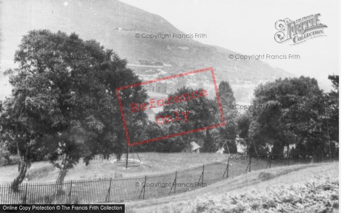 Photo of Treorchy, Children's Mountain Playing Field c.1955