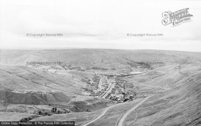 Photo of Treorchy, From Craig Ogwr c.1955