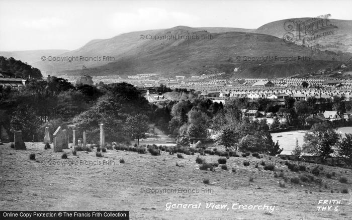 Photo of Treorchy, General View c.1955