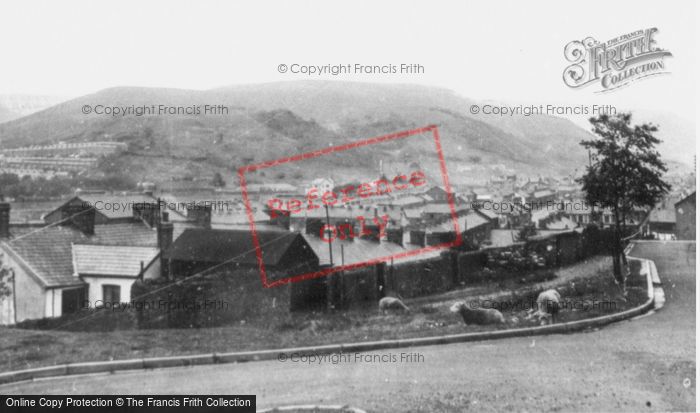Photo of Treorchy, General View c.1955