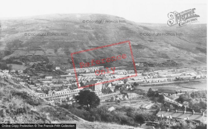 Photo of Treorchy, General View c.1955
