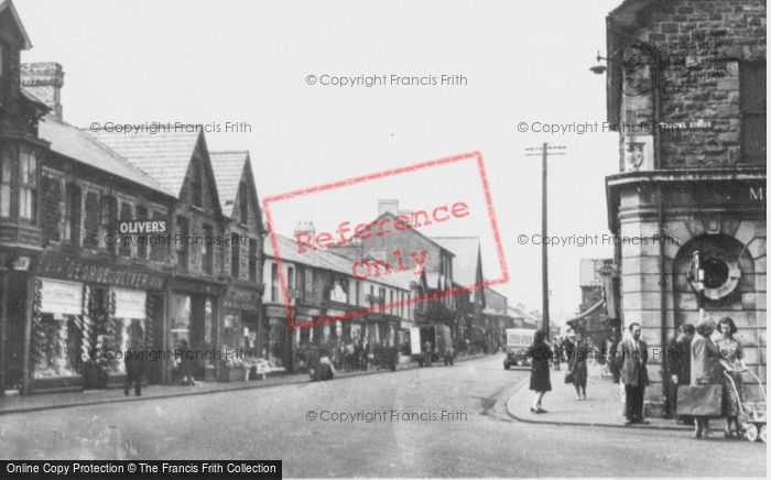 Photo of Treorchy, High Street c.1955