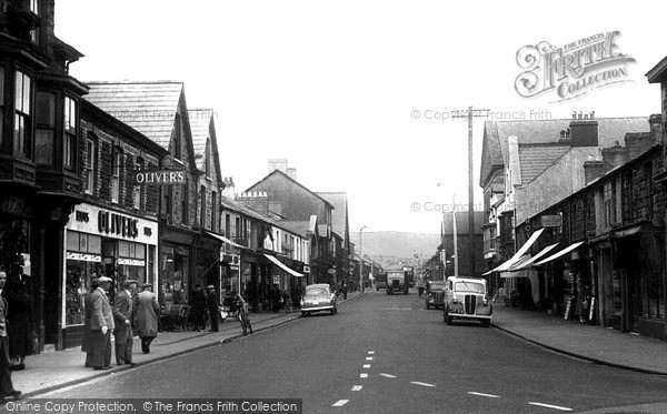 Photo of Treorchy, High Street c.1955