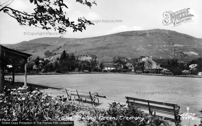 Photo of Treorchy, The Bowling Green c.1955