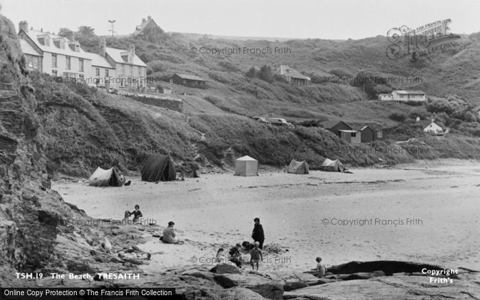 Photo of Tresaith, The Beach c.1950