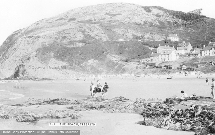 Photo of Tresaith, The Beach c.1960