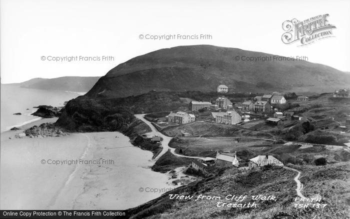Photo of Tresaith, View From Cliff Walk c.1965
