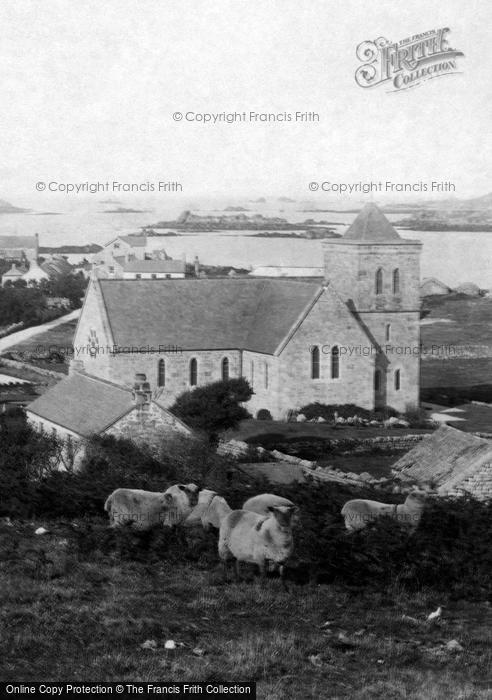 Photo of Tresco, Church Of St Nicholas, Dolphin Town 1892