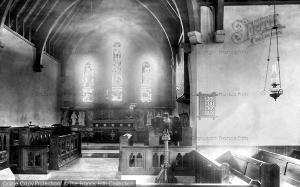 Photo of Tresco, Church Of St Nicholas, Interior 1892