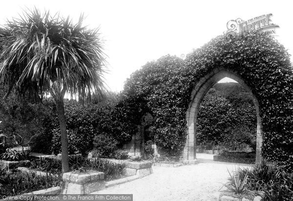Photo of Tresco, The Abbey Arch 1891