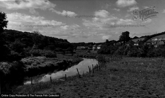 Photo of Tresillian, View From The Bridge c.1955