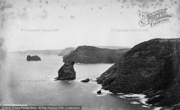 Photo of Trevalga, The Cliffs c.1870