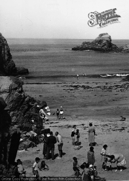 Photo of Trevone, A Day At The Beach c.1955