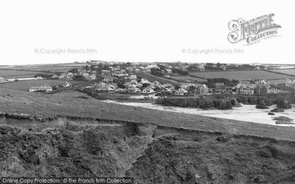 Photo of Trevone, From Round Hole c.1955