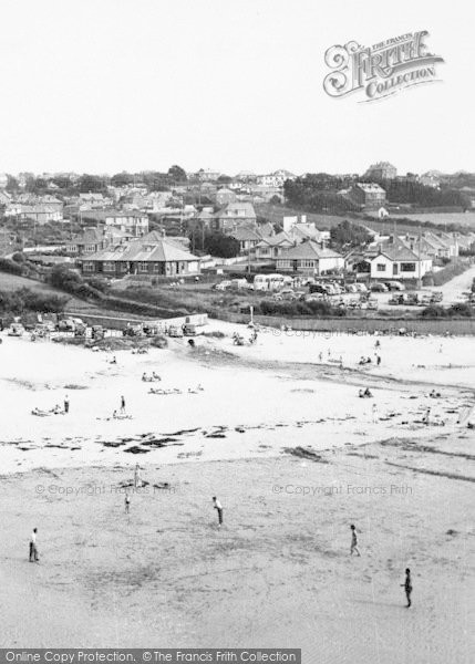 Photo of Trevone, From The Beach c.1955