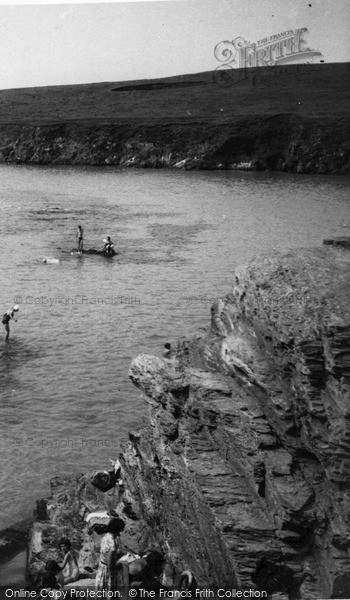 Photo of Trevone, Porthmissen c.1955