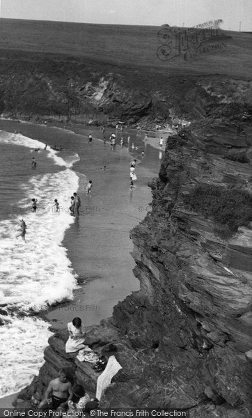 Photo of Trevone, Porthmissen c.1955
